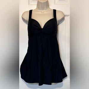 VENUS Swim Dress One Piece, Wire Free, Black, Size 8, NWOT